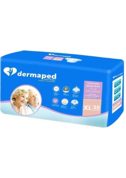 Yetişkin Belbantlı Hasta Bezi Xl Beden 30 Adet