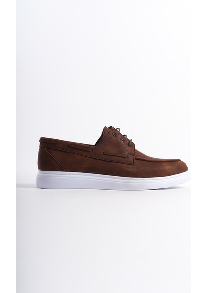MBRGN104-TB Taba Nubuk Erkek Bağcıklı Loafer fırsatları