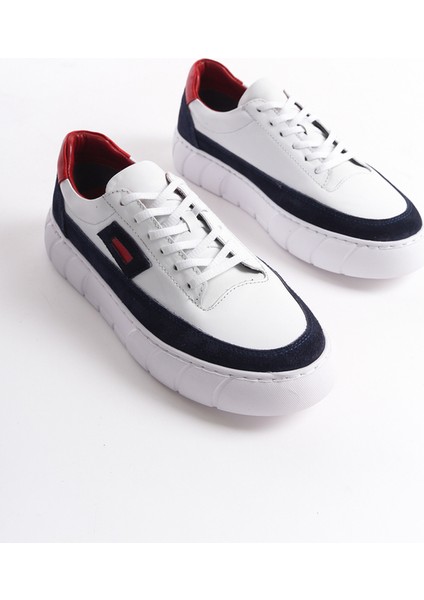 Erkek Deri Spor Ayakkabı & Sneaker Lacivert -MBKRYD203-LCV fiyatları