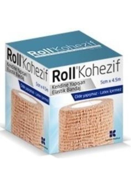 Kohezif Koban Kendinden Yapışkanlı Bandaj 5 cm x 4.5 M