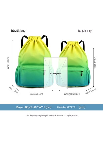 Su Geçirmez Büyük Kapasiteli Spor Çantası-Küçük (Yurt Dışından)