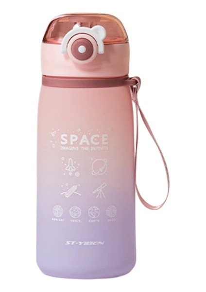 630ML Ölçekli Taşınabilir Düşme Önleyici Spor Matarası (Yurt Dışından)