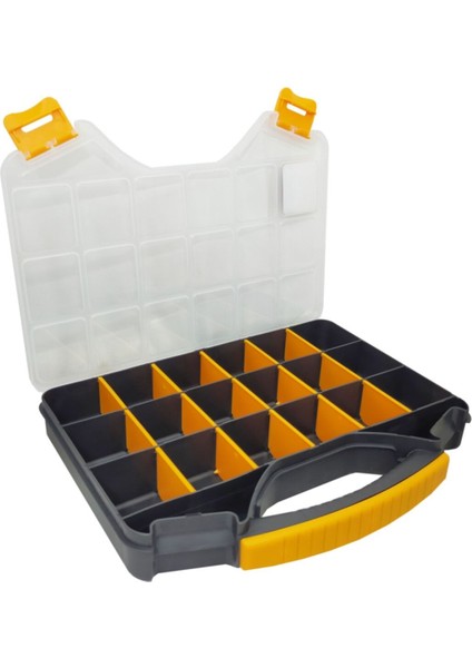 Takım Çantası Organizer 18 Göz Büyük Boy Civata Kutusu Bölmeli Hobi Kutusu