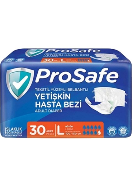 2'Li Prosafe Hasta Bezi Belbantlı Large 30'Lu