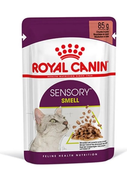 ROyuncakal Canin Sensory Smell In gravy Adult Kedi Konservesi 12X85 gr