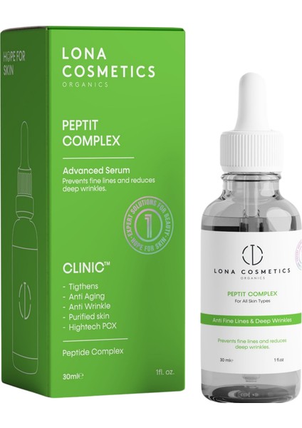 Bakım Seti Retinol+Collagen Serum, Peptit Complex Serum, Hyaluronic+B5 Serum