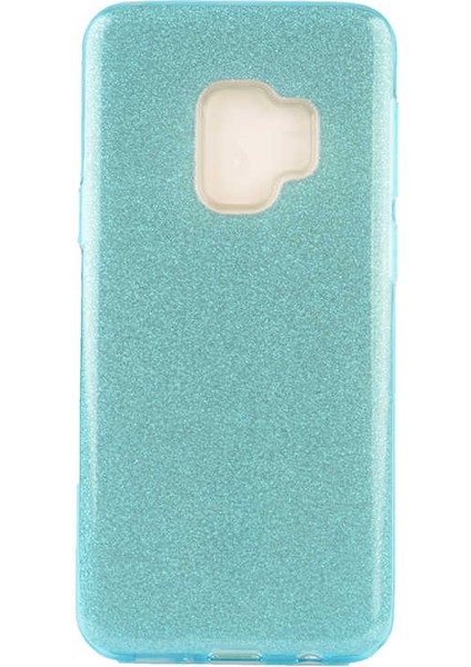 Galaxy S9 Uyumlu Shining Silikon-Mavi