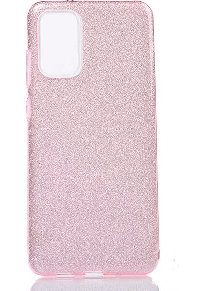 Galaxy S20 Plus Uyumlu Shining Silikon-Rose Gold