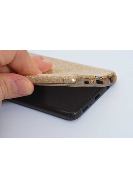 Galaxy S10 Uyumlu Shining Silikon-Mavi modelleri