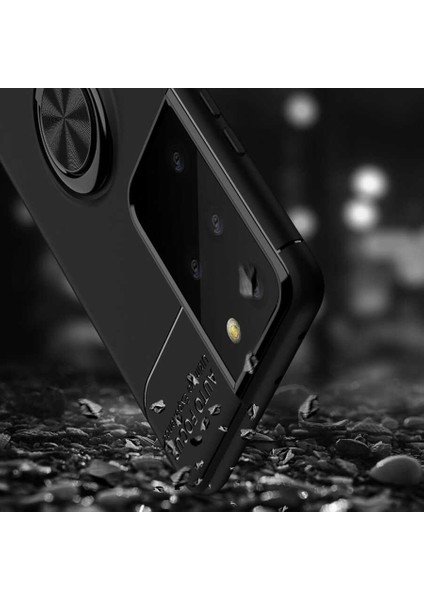 Galaxy S21 Ultra Uyumlu Ravel Silikon Kapak-Mavi
