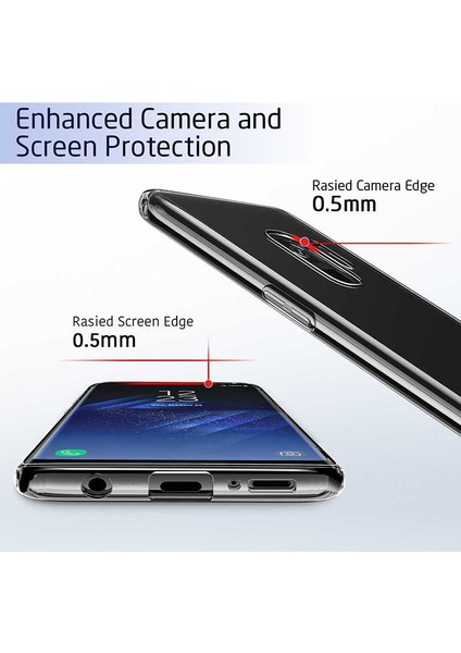 Galaxy S9 Uyumlu Imax Silikon Kamera Korumalı-Renksiz modelleri