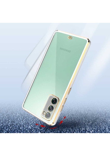 Galaxy S20 Fe Uyumlu Voit Clear Kapak-Lacivert