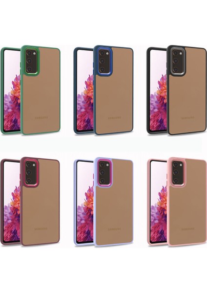 Galaxy S20 Fe Uyumlu Flora Kapak-Mavi