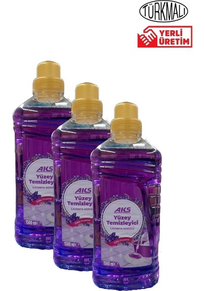 Yüzey Temizleyici Aks Lavanta 1500 ml X3 Adet