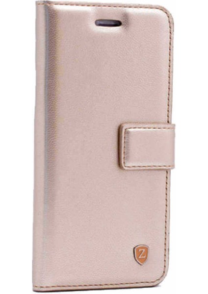 Galaxy S10E Uyumlu New Delüxe Kapaklı Standlı Uyumlu-Gold