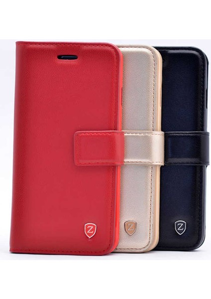 Galaxy S10E Uyumlu New Delüxe Kapaklı Standlı Uyumlu-Gold fırsatları