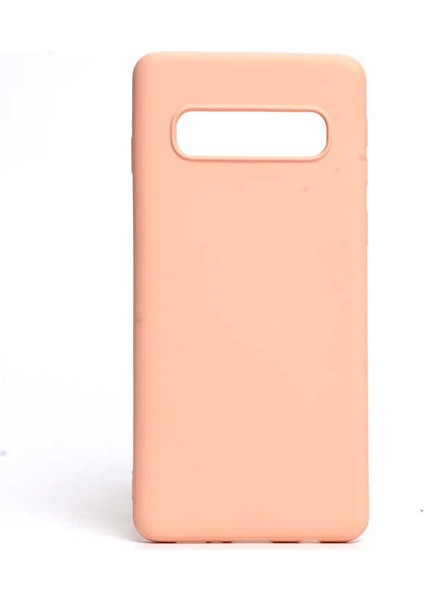 Galaxy S10 Uyumlu Inci Silikon-Pembe