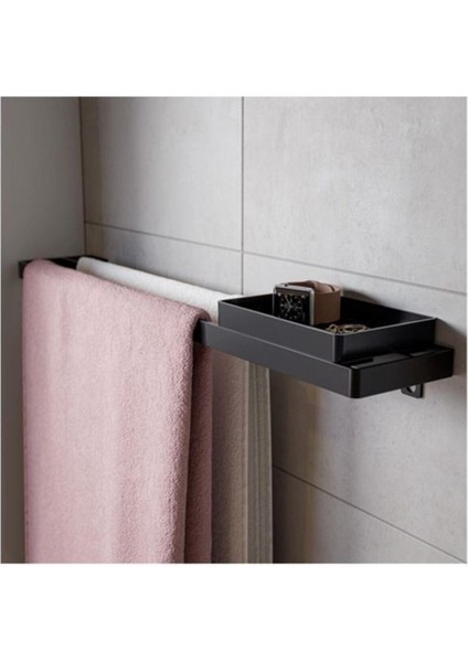 Banyo Düzenleyici Aksesuar Siyah Renk Banyo Tepsisi 10X15 cm fiyatları