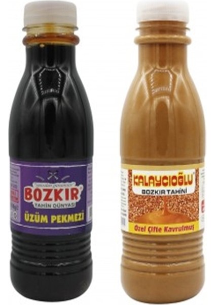 Ikili Iksir - Bozkır Kavrulmuş Tahin (Kepekli) 470gr -Üzüm Pekmezi 650 gr