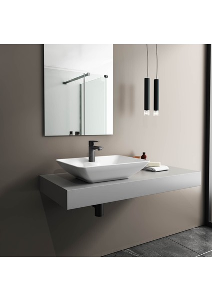 Sistemay Tezgah Üstü Lavabo 52 cm