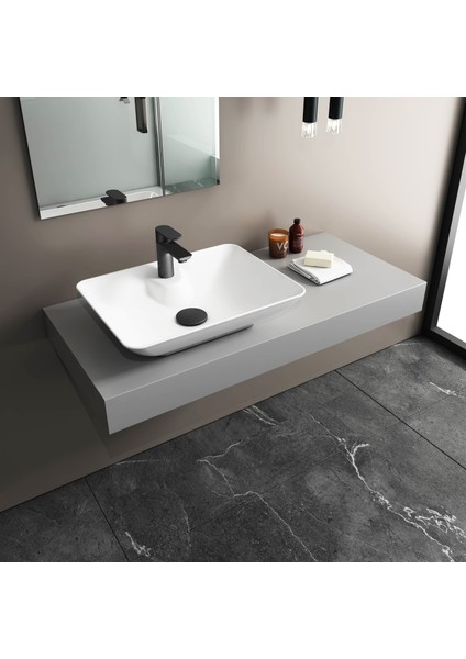 Sistemay Tezgah Üstü Lavabo 52 cm
