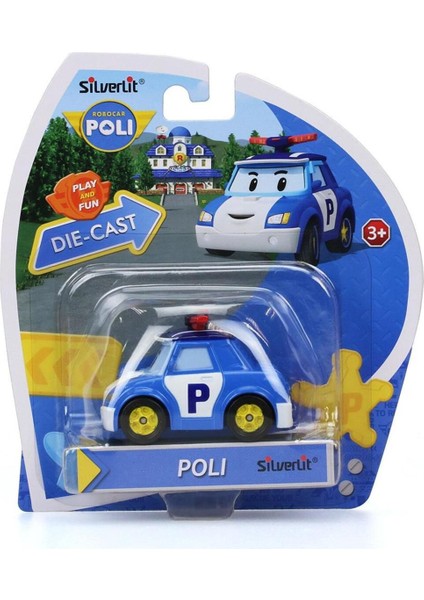 Metal Araç Poli Figür /
