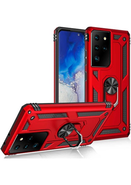Galaxy S21 Ultra Uyumlu Vega Kapak-Gri