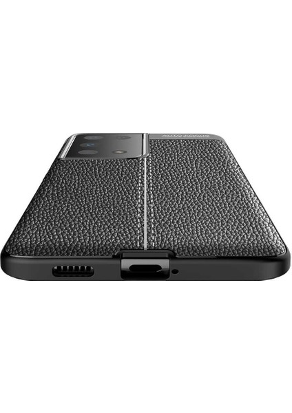 Galaxy S21 Ultra Uyumlu Niss Silikon Kapak-Lacivert
