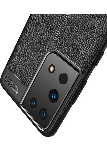 Galaxy S21 Ultra Uyumlu Niss Silikon Kapak-Lacivert