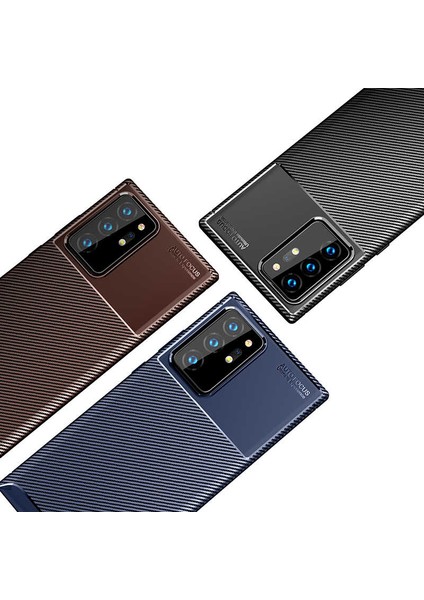 Galaxy Note 20 Ultra Uyumlu Negro Silikon Kapak-Siyah