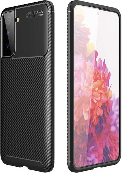 Galaxy S21 Plus Uyumlu Negro Silikon Kapak-Siyah