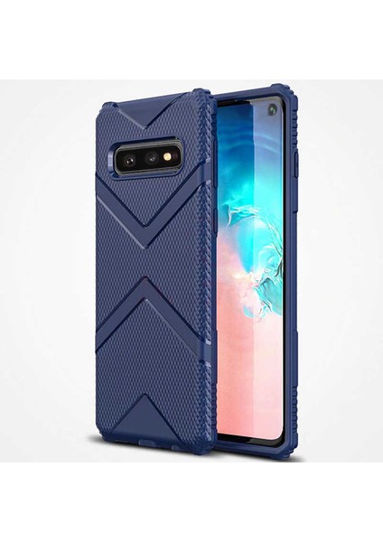 Galaxy S10E Uyumlu Hank Silikon-Lacivert