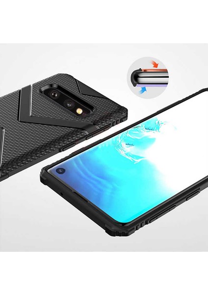 Galaxy S10E Uyumlu Hank Silikon-Lacivert modelleri