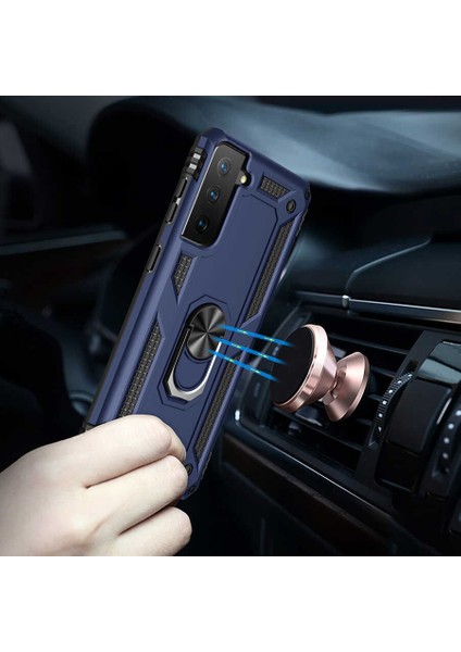 Galaxy S21 Plus Uyumlu Vega Kapak-Gold
