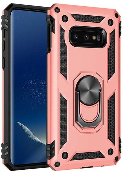 Galaxy S10E Uyumlu Vega Kapak-Rose Gold