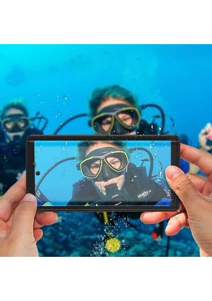 Galaxy S20 Plus Uyumlu 1-1 Su Geçirmez Uyumlu-Siyah modelleri