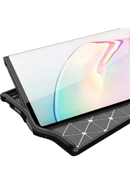 Galaxy Note 20 Ultra Uyumlu Niss Silikon Kapak-Siyah