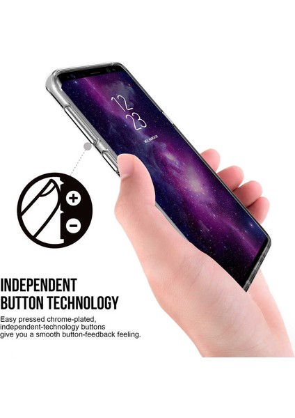 Galaxy S9 Uyumlu Gard Silikon-Renksiz modelleri