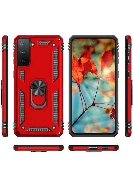 Galaxy S21 Fe Uyumlu Vega Kapak-Gri