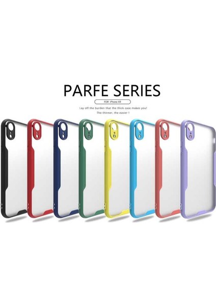 Ezotech iPhone Xr 6.1 - Uyumlu Parfe Kapak-Mor