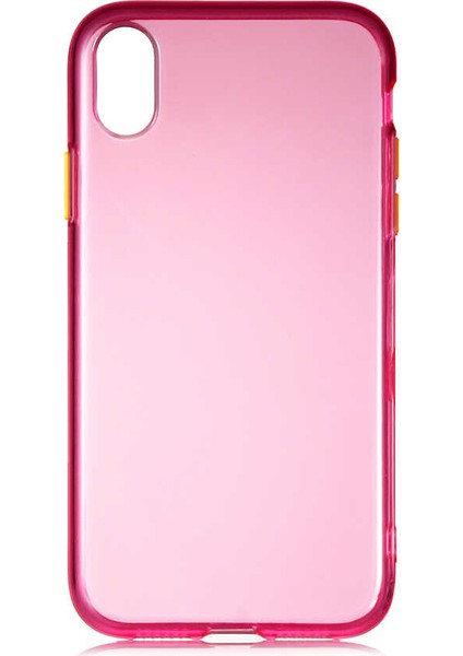 iPhone Xr 6.1 - Uyumlu Bistro Kapak-Pembe