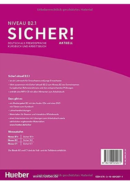 Sicher! aktuell B2.1 Lektion 1-6. Kurs- und Arbeitsbuch mit Audios online: Deutsch als Fremdsprache