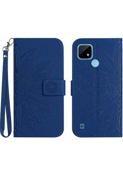 Tutucu Pu Realme C20/C21 TeIefon Kılıfı (Yurt Dışından)