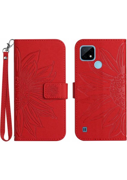 Tutucu Pu Realme C20/C21 TeIefon Kılıfı (Yurt Dışından)