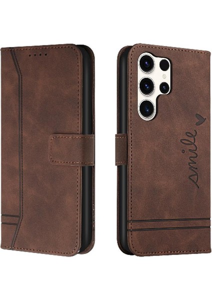 Samsung Galaxy S24 Ultra Pu TeIefon Kılıfı (Yurt Dışından)