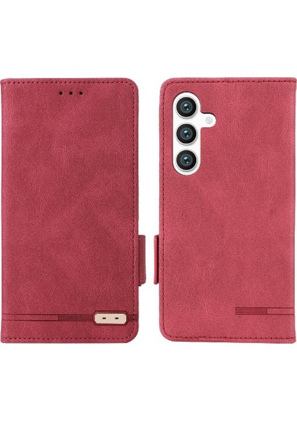 Samsung Galaxy S24/S24 Artı Deri TeIefon Kılıfı (Yurt Dışından)