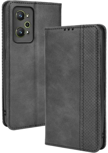 Realme Gt 2 Manyetik Pu Deri TeIefon Kılıfı (Yurt Dışından)