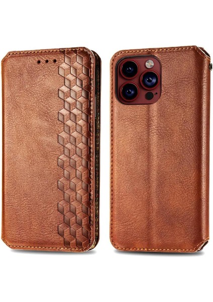 Apple iphone 15 Promax Fonksiyonu Deri TeIefon Kılıfı (Yurt Dışından)