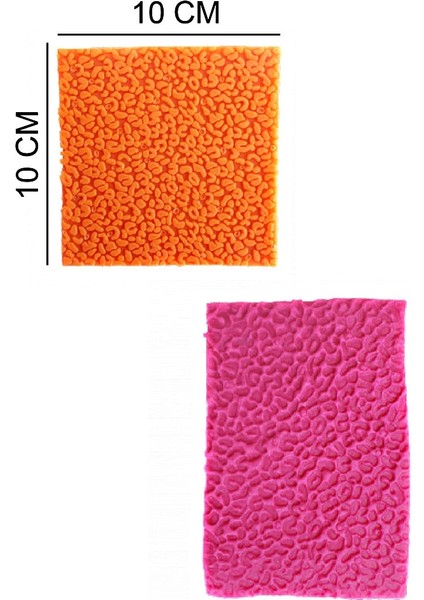 Desen Silikon Şeker Hamuru, Sabun, Mum Kalıp