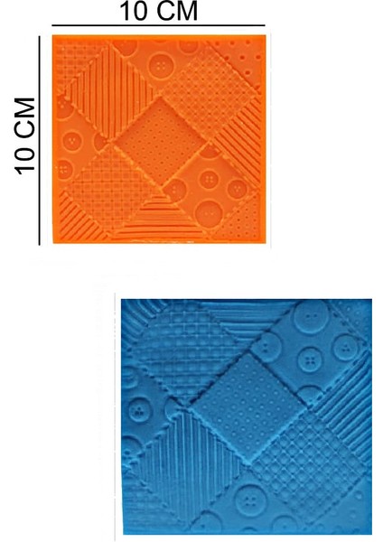 Desen Silikon Şeker Hamuru, Sabun, Mum Kalıp